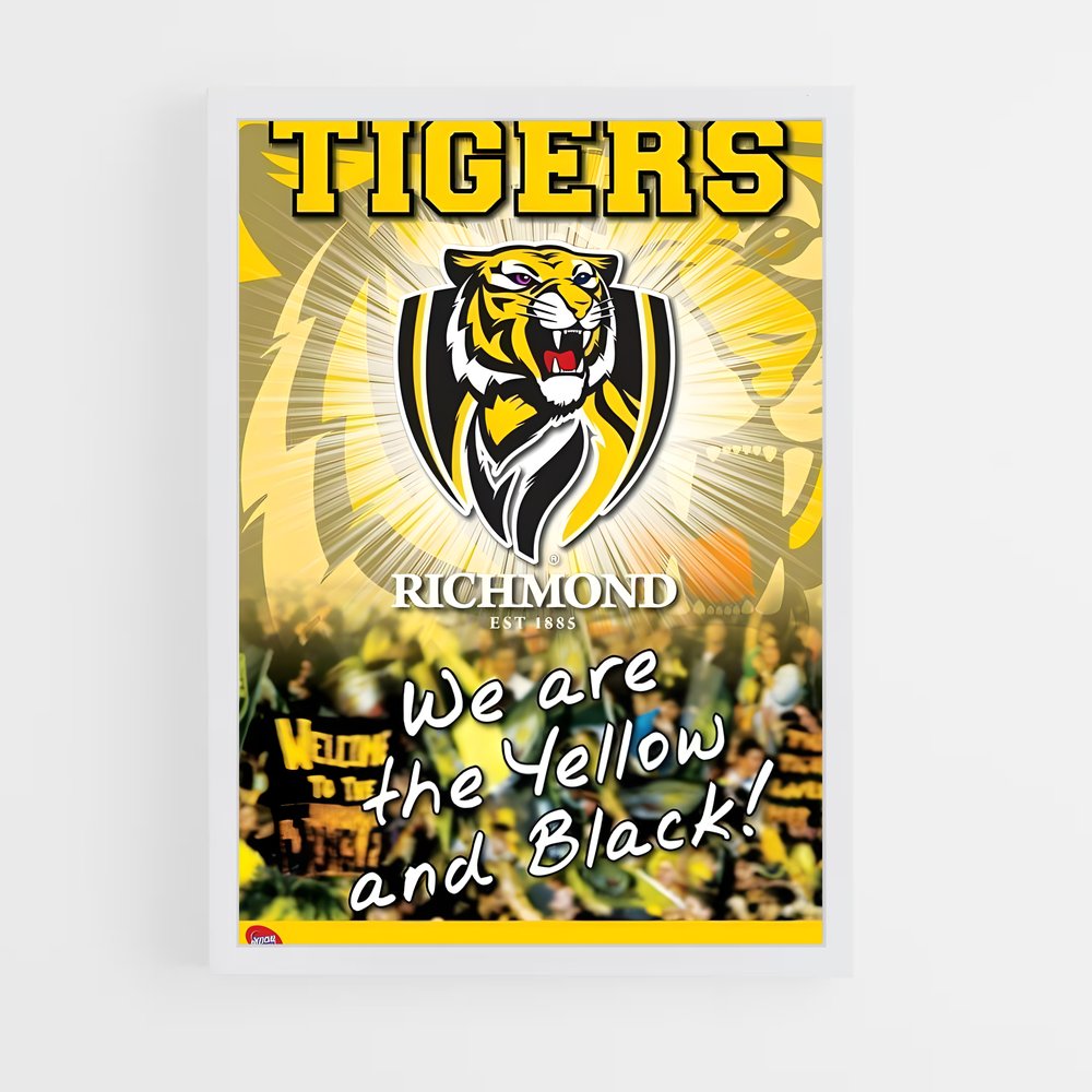 Poster Rivalité Sauvage – affiche Football australien (vue 3)